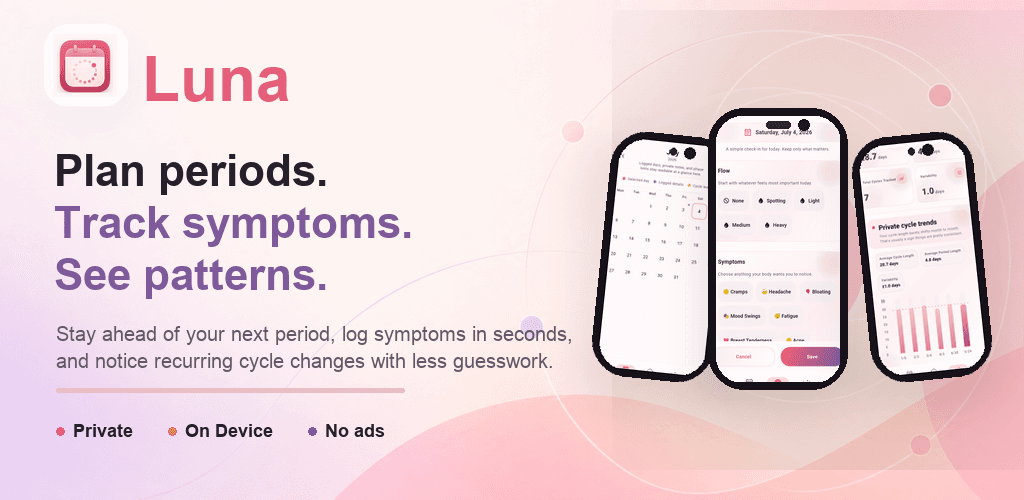 Luna — Private & Offline Period Tracker